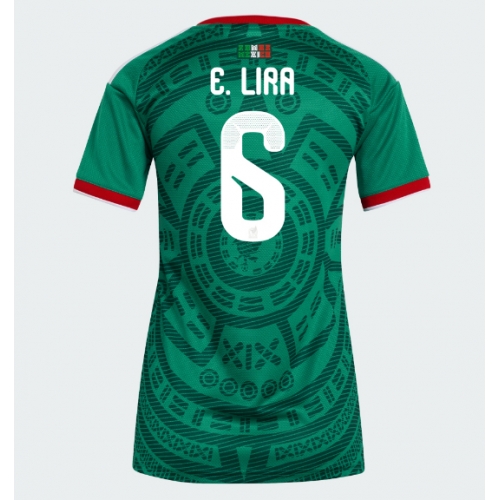 Billige Fotballdrakt Mexico Erik Lira #6 Replika Hjemmedrakt Dame VM 2026 Kortermet Billige Fotballdrakt Mexico Erik Lira #6 Replika Hjemmedrakt Dame VM 2026 Kortermet